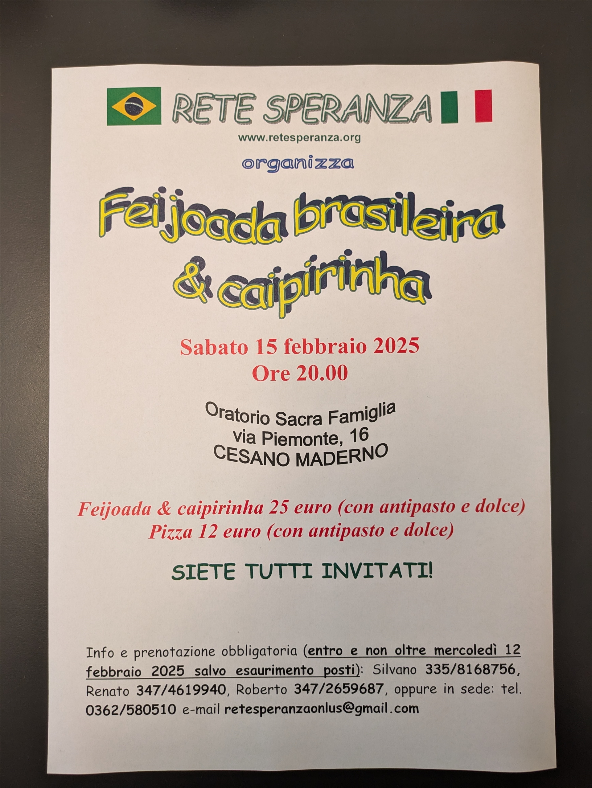 FEIJOADA BRASILEIRA E CAIPIRINHA